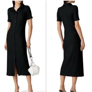 Reformation knit collared maxi dress size large NWOT